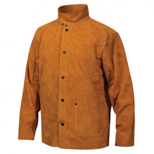 Yellow Split Leather Jacket