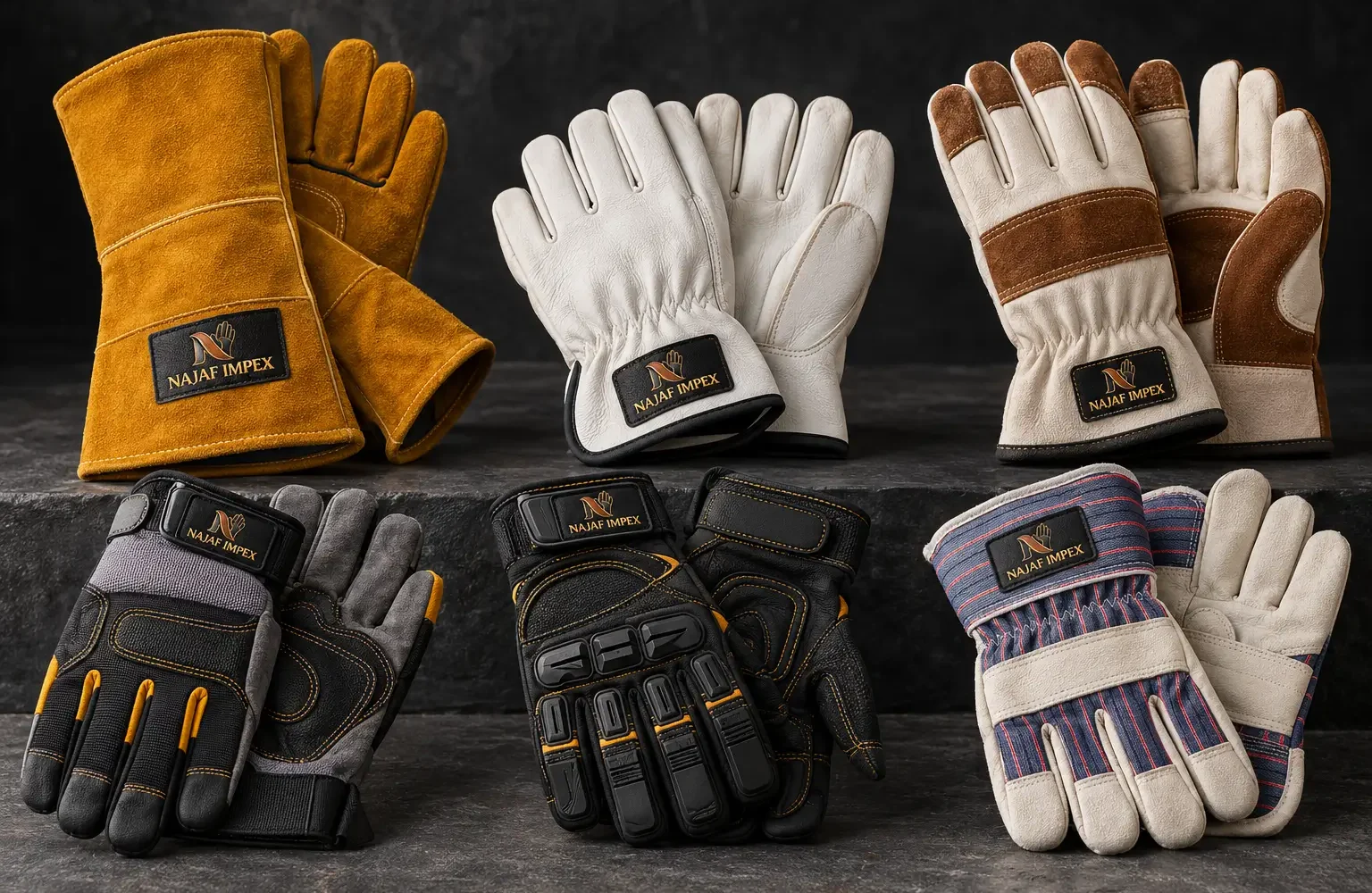 Leather Work Gloves Exporter from Pakistan