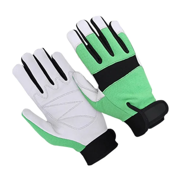 Mechanics gloves with knuckle guards