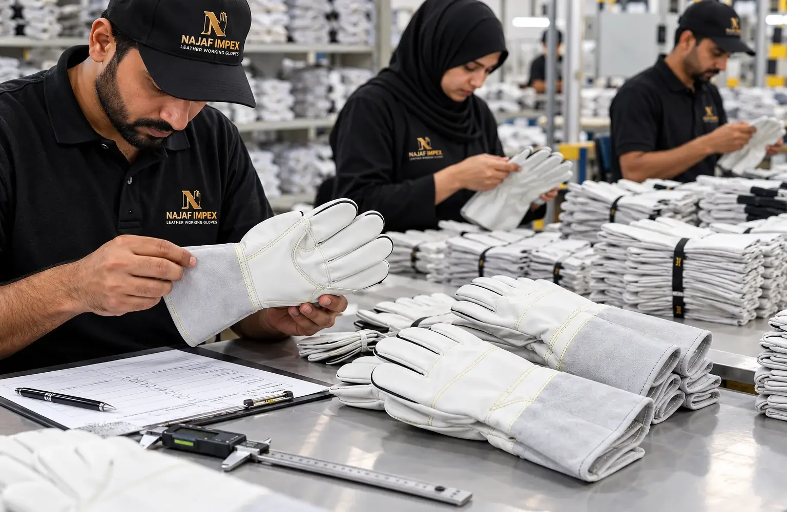 Quality Control for Leather Work Gloves