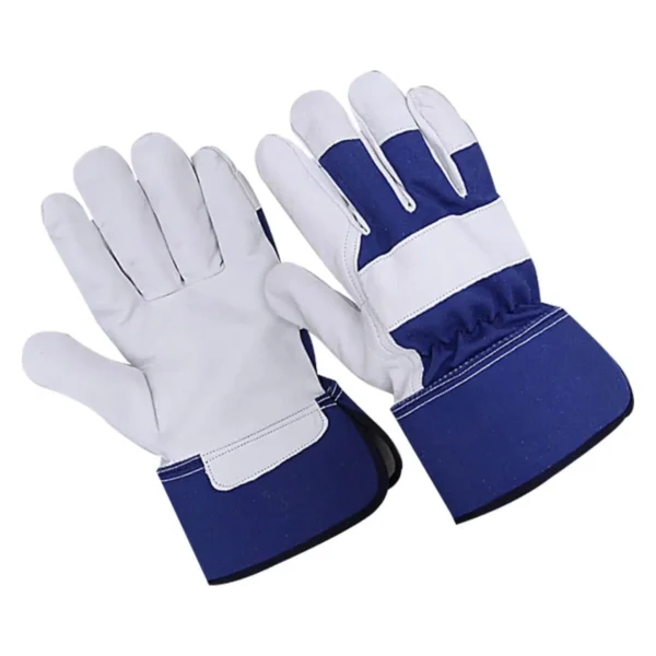 Custom logo reinforced construction gloves